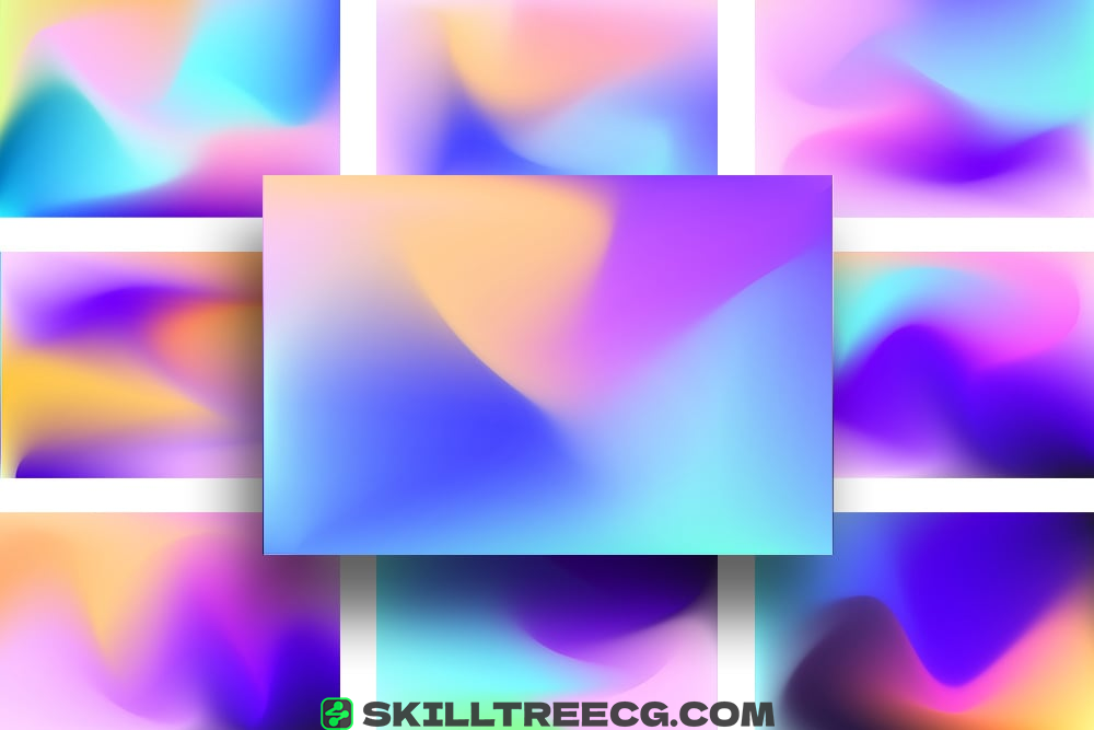 图片[2]-Colorful Fluid Abstract Gradient Background（488948）-技能树